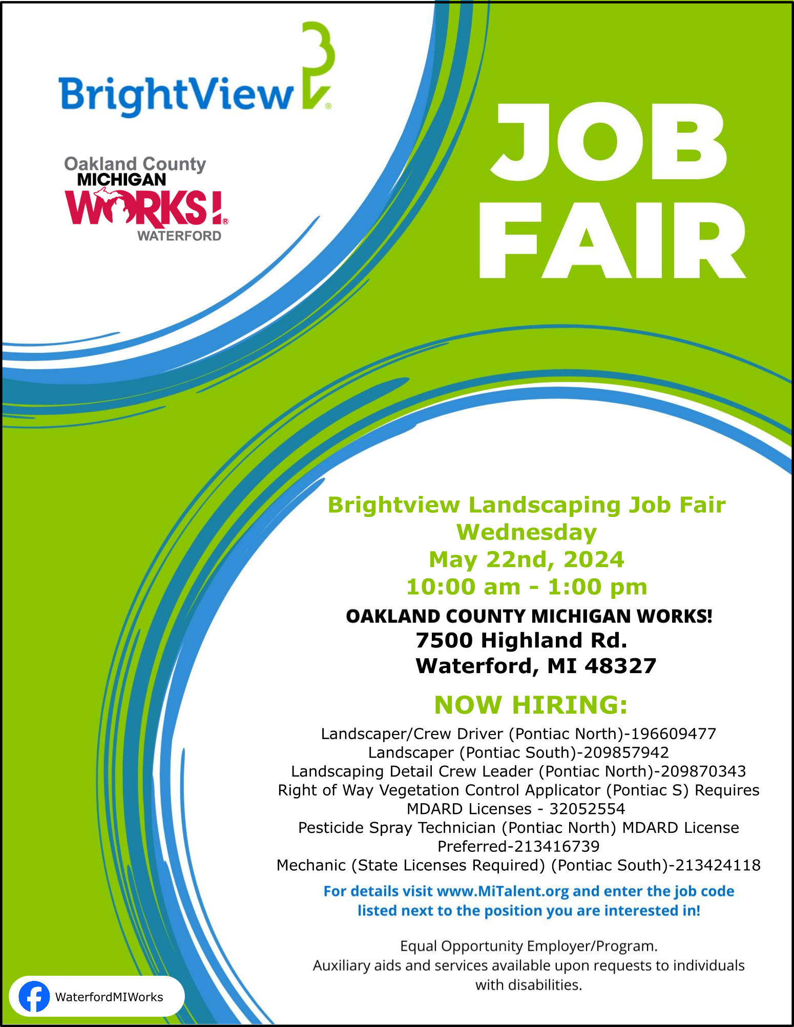 Brightview job fair