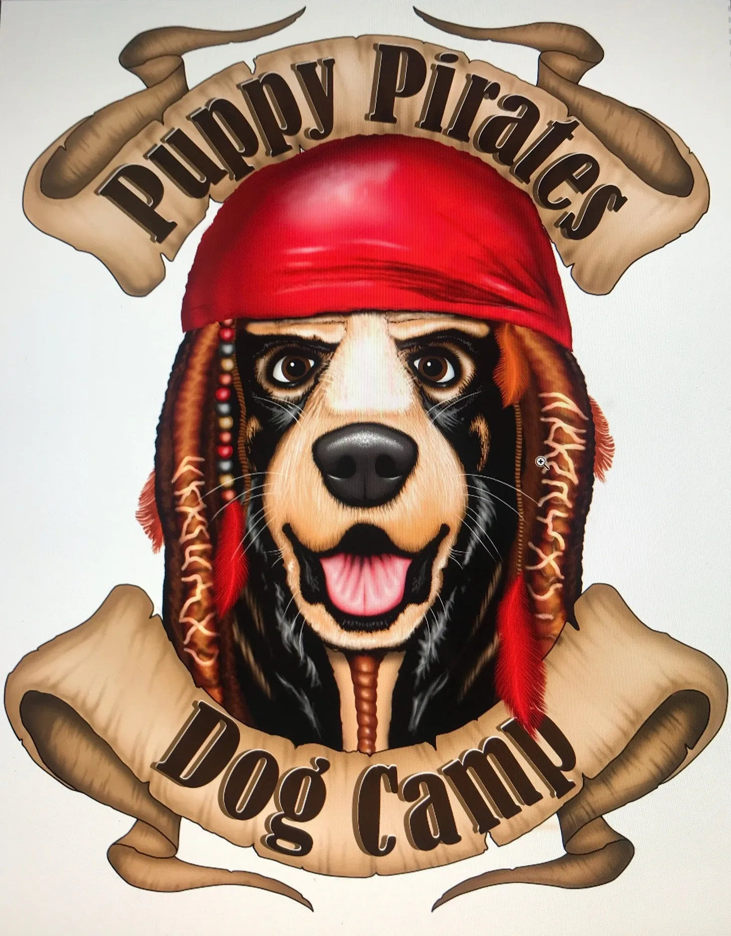 Puppy Pirates Dog Camp logo